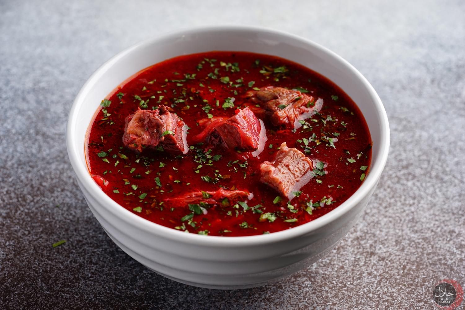 Борщ московский с говядиной