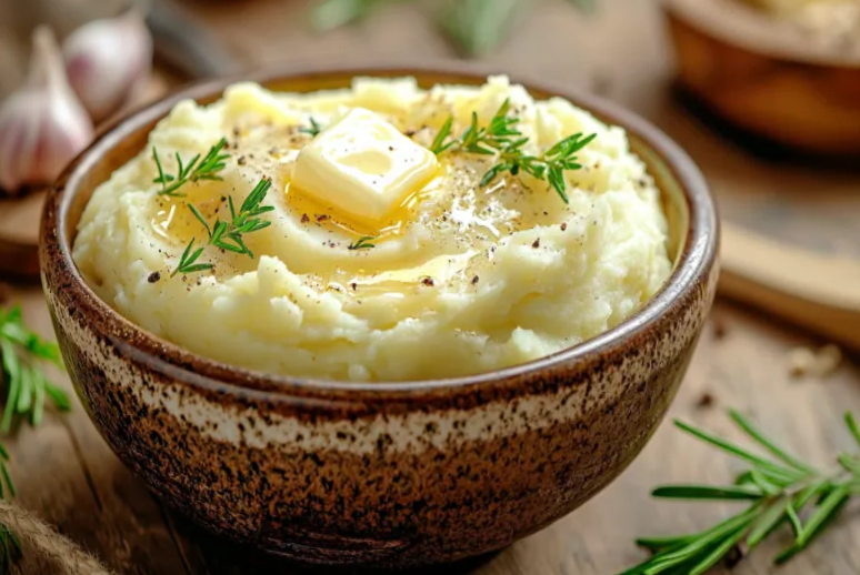 Картофельное пюре с маслом