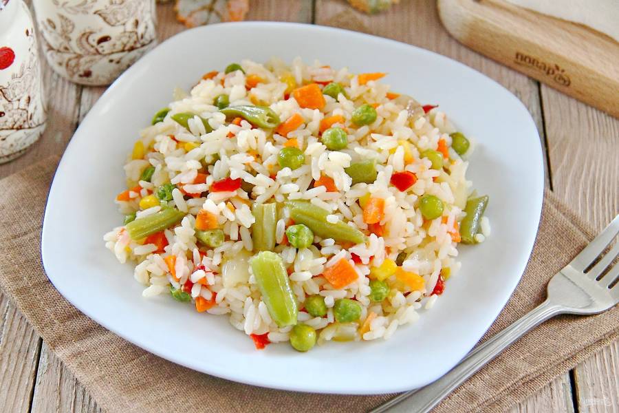 Рис с овощами