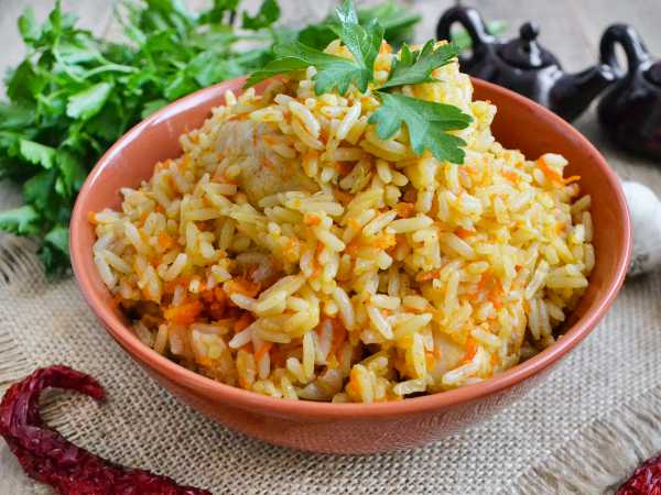 Плов с курицей