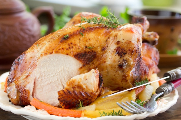 Курица запечённая с травами