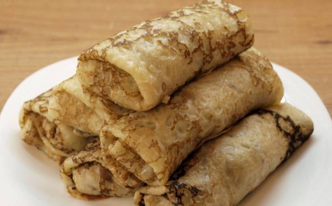 Блинчики с мясом