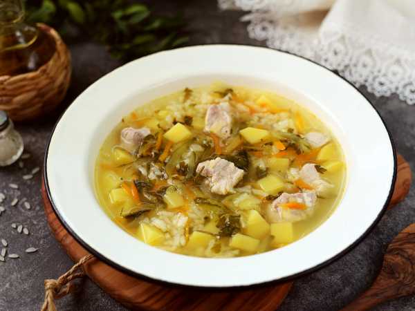 Рассольник с рисом и томатной пастой — домашний суп без перловки